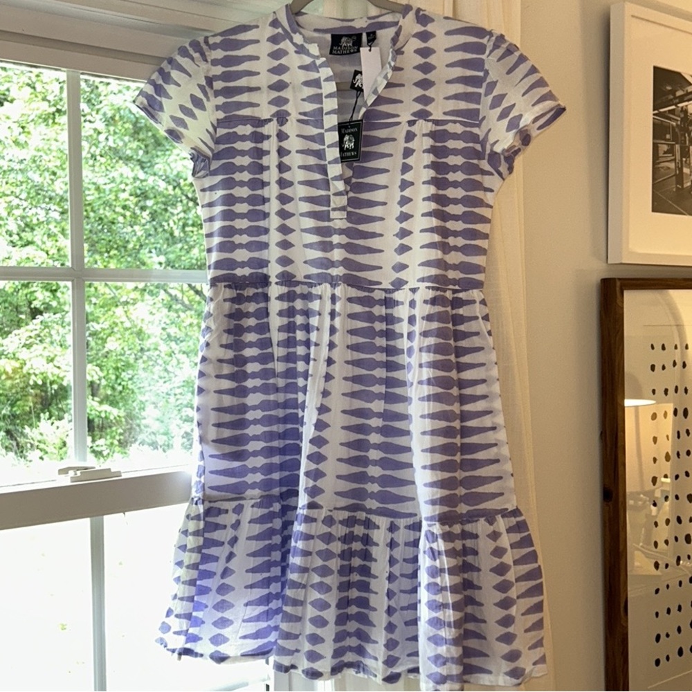 NWT Madison Matthews Folly Mini Dress size small S fits like xs